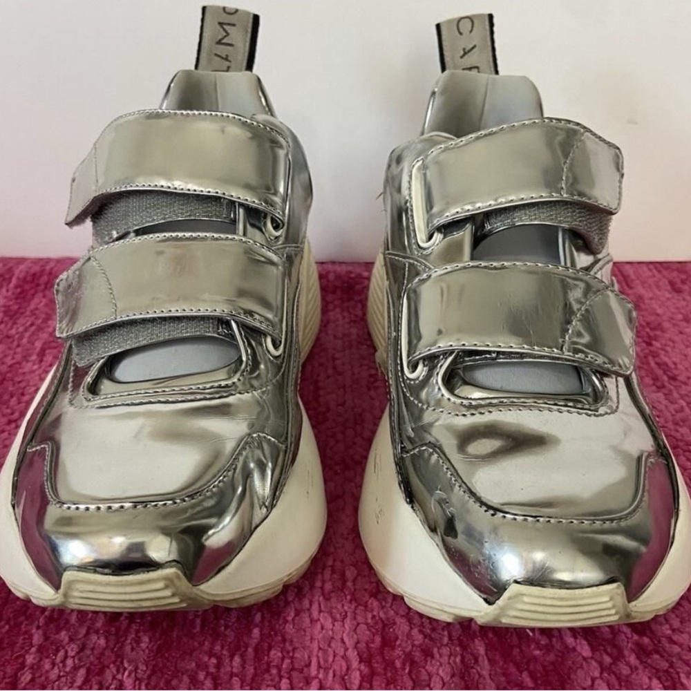 Stella McCartney Silver Athletic Shoes - Picture 2 of 9